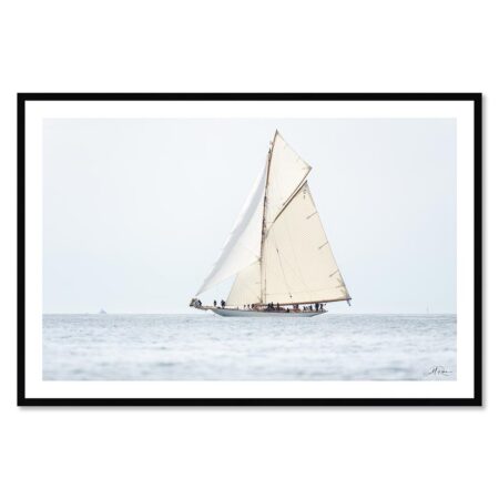Tableau Voilier Seul en Mer
