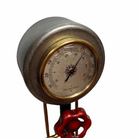 thermomètre décoration murale horloge