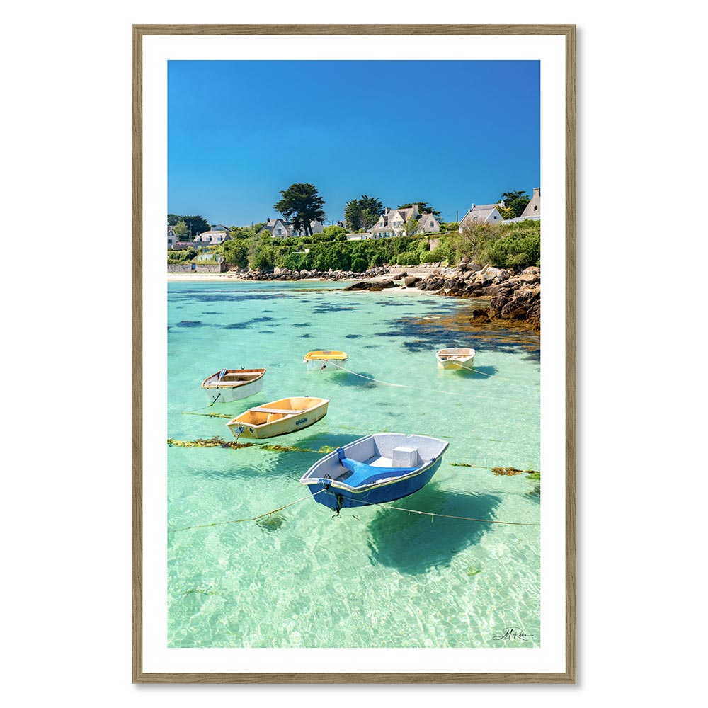 cadre_les_caraibes_de_bretagne_rivrin_photographie_maison_plage_sable_barques Cadre les Caraïbes de Bretagne
