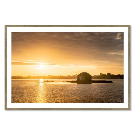 Cadre Photo Saint Cado Coucher de Soleil