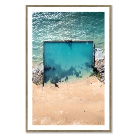 Cadre Plage de Bon Secours Saint-Malo