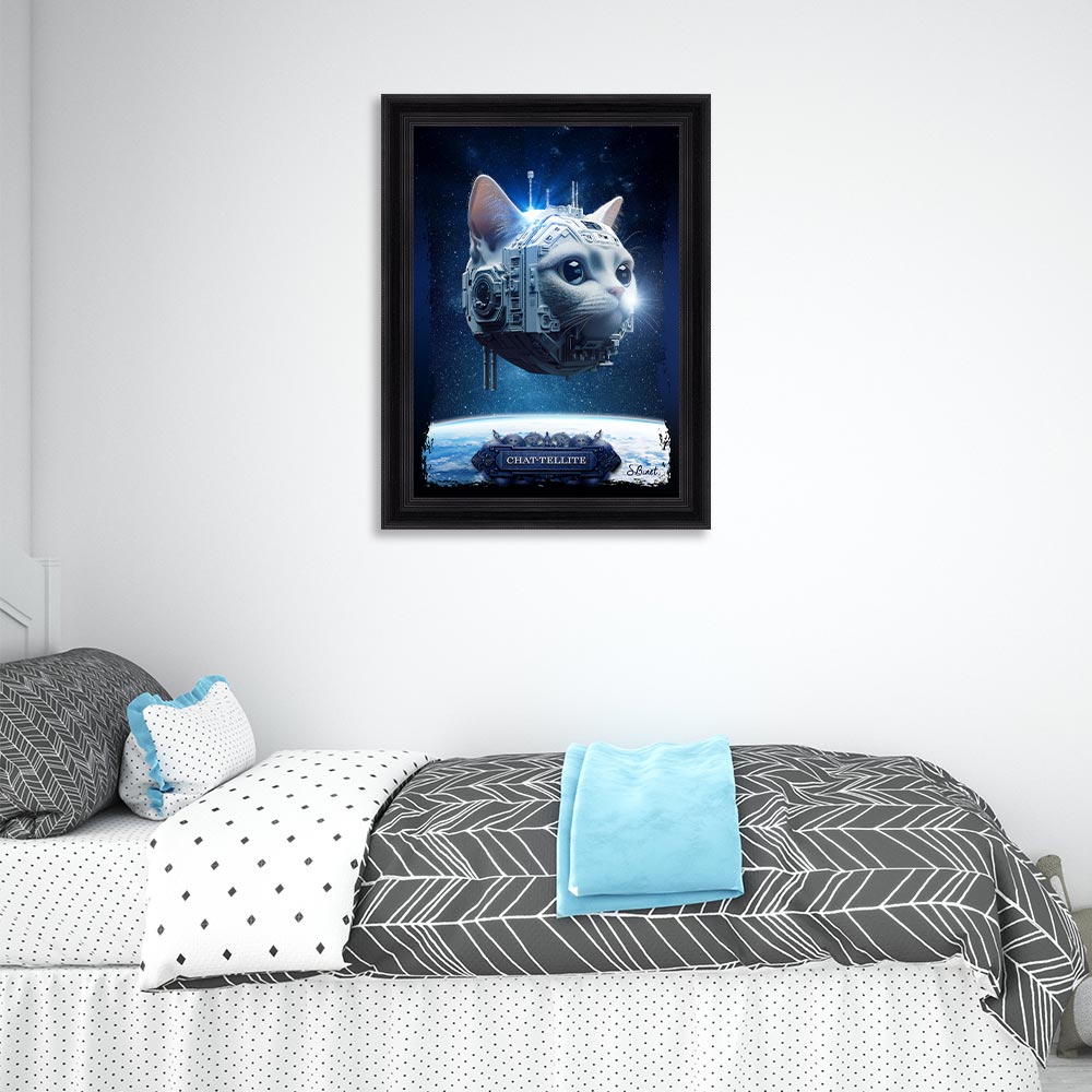 Cadre Sylvain Binet Chat-Tellite