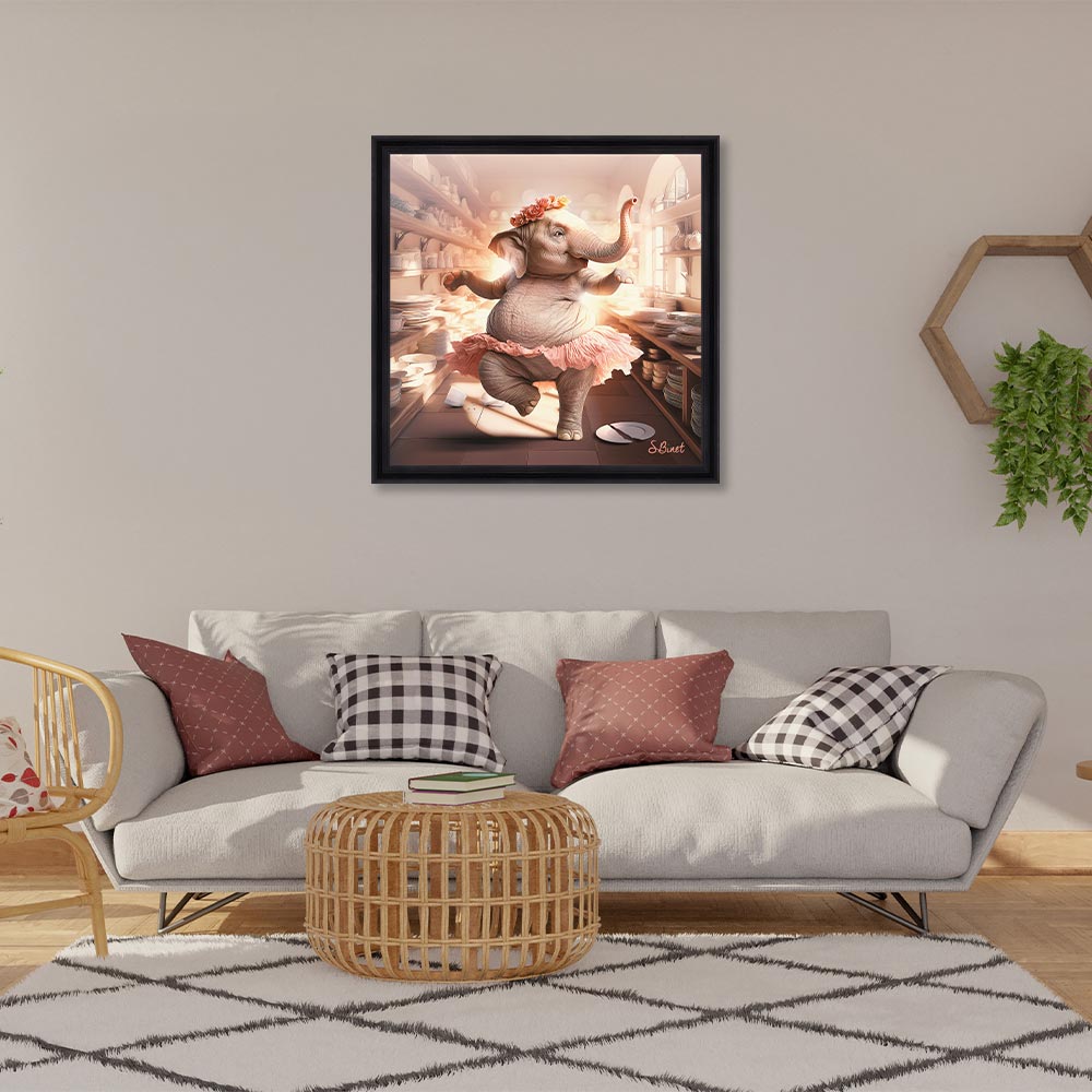 Cadre Sylvain Binet Éléphant Magasin