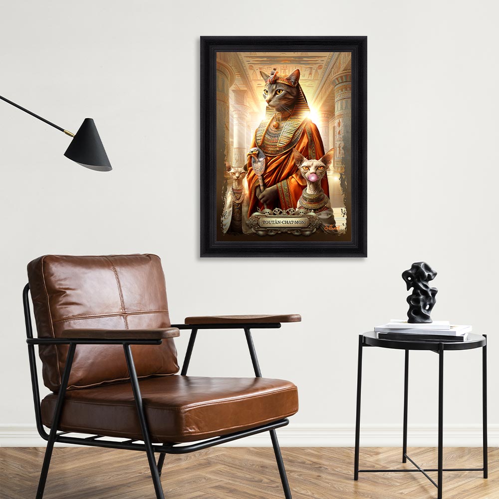 Cadre Sylvain Binet Toutân-Chat-Mon