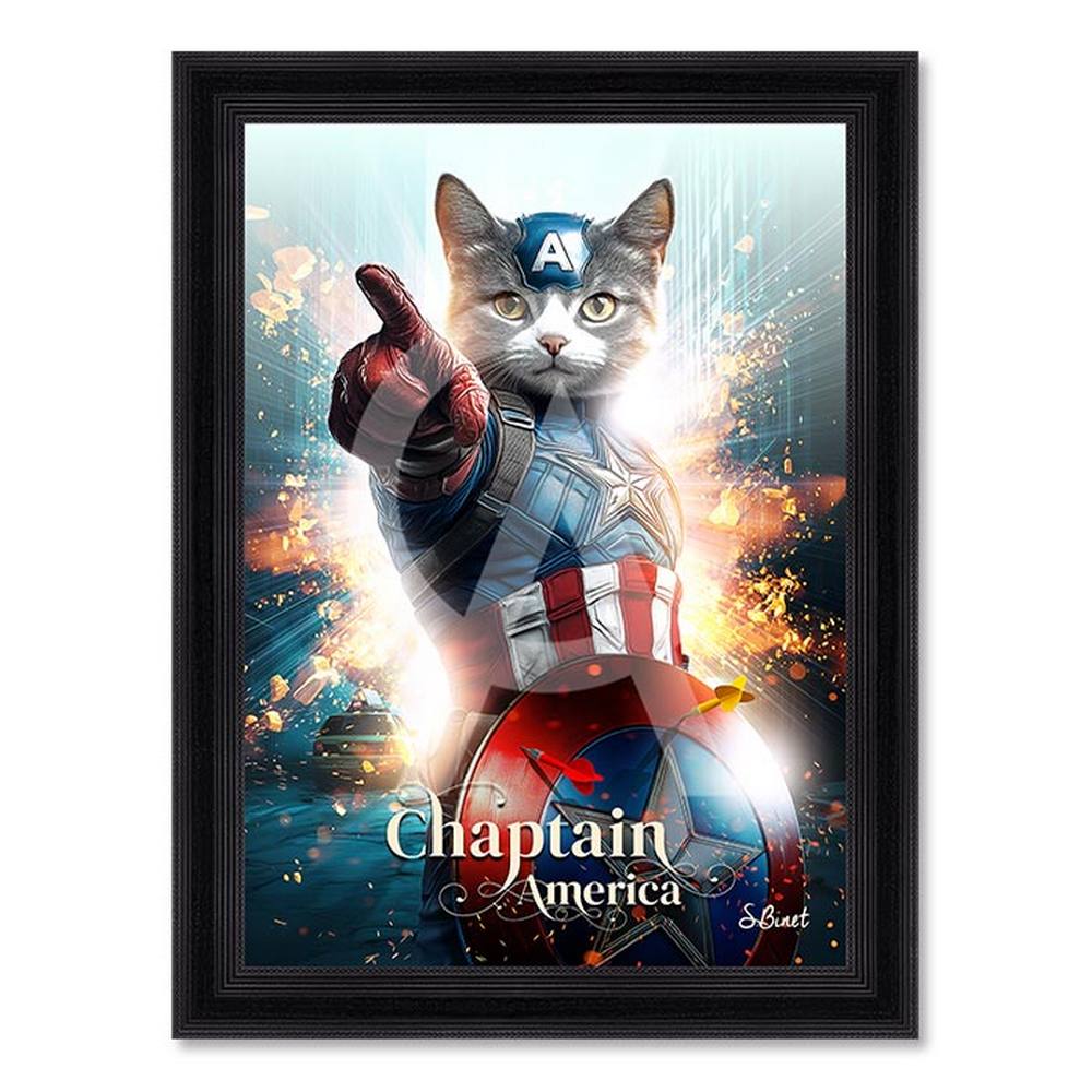tableau_chaptain_america_sylvain_binet_super_heros_costume_captain Tableau Chaptain América Sylvain Binet