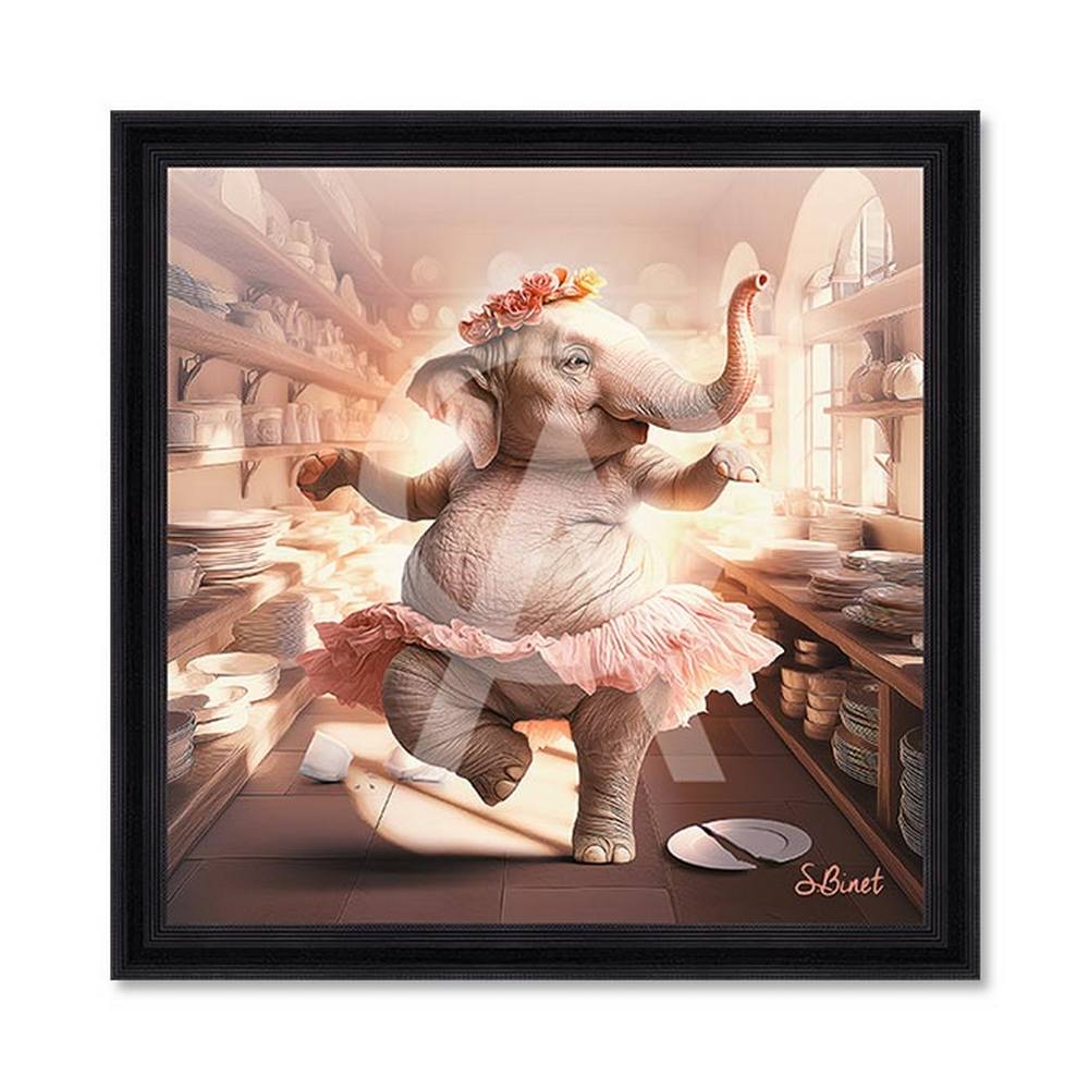 Tableau Éléphant Magasin Sylvain Binet