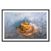Tableau Mont Saint Michel Brule au Petit Matin
