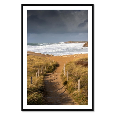 Tableau Presqu'Île de Quiberon Tempête Bella
