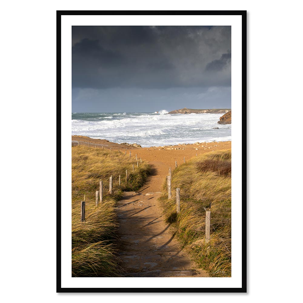 tableau_presquile_de_quiberon_tempete_bella_rivrin_sentier_cotier_morbihan Tableau Presqu'Île de Quiberon Tempête Bella