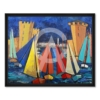 Tableau Tours et Voiliers Martine Gonnin