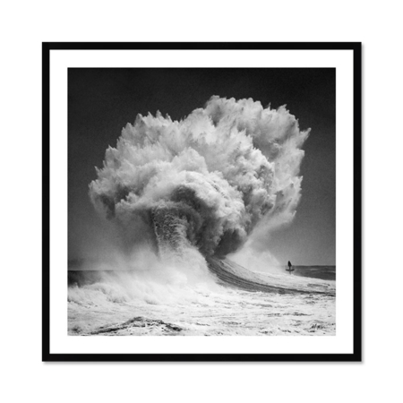 Tableau Vagues NB Lesconil 1 Tempête Justine