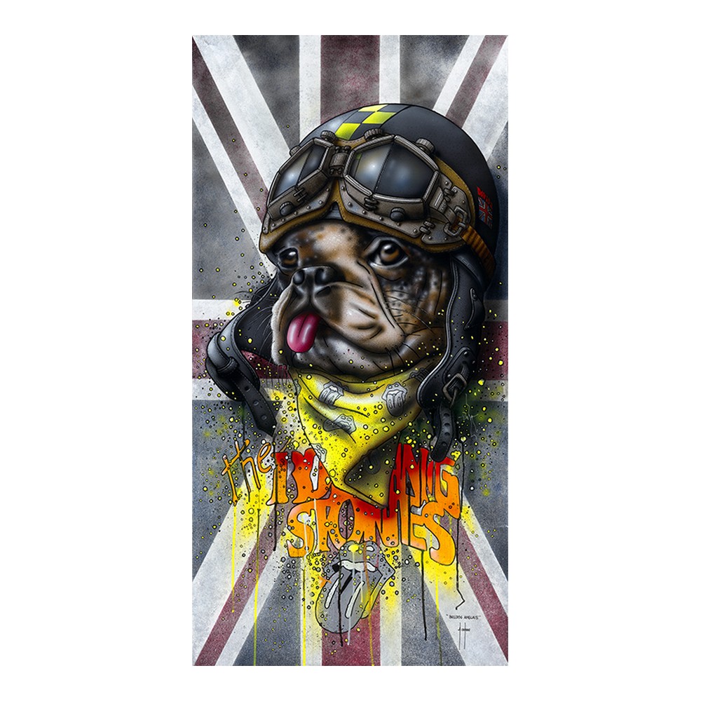 affiche Bulldog Anglais Chien