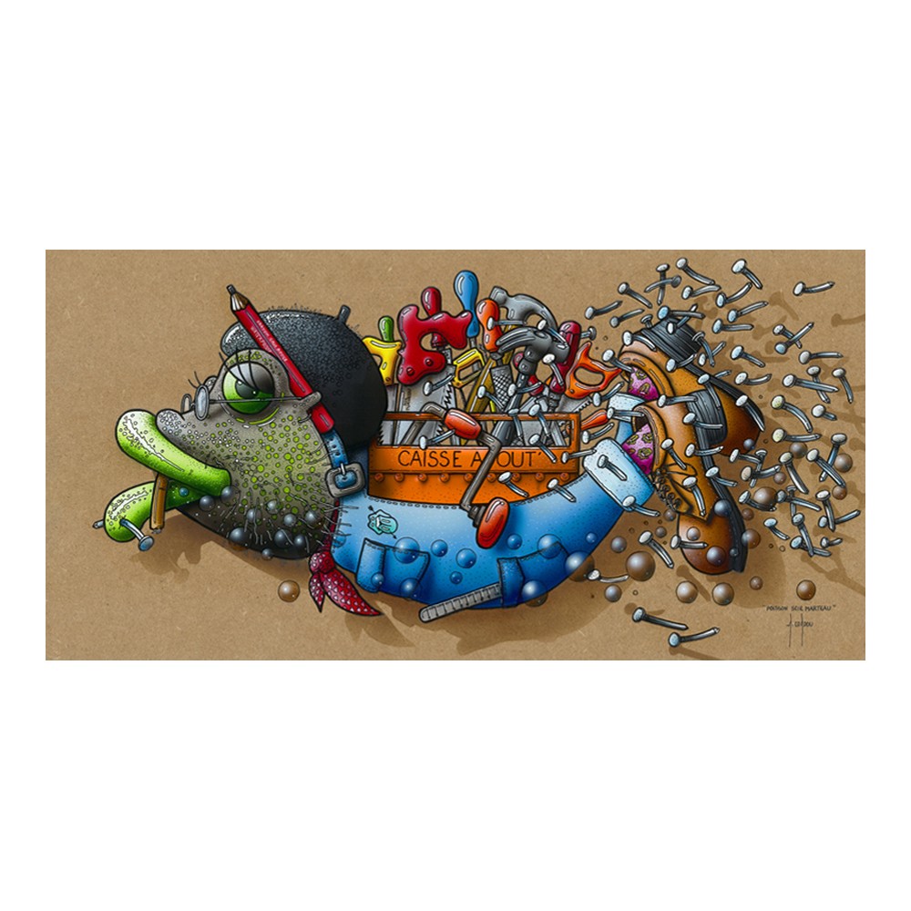 affiche poisson scie marteau