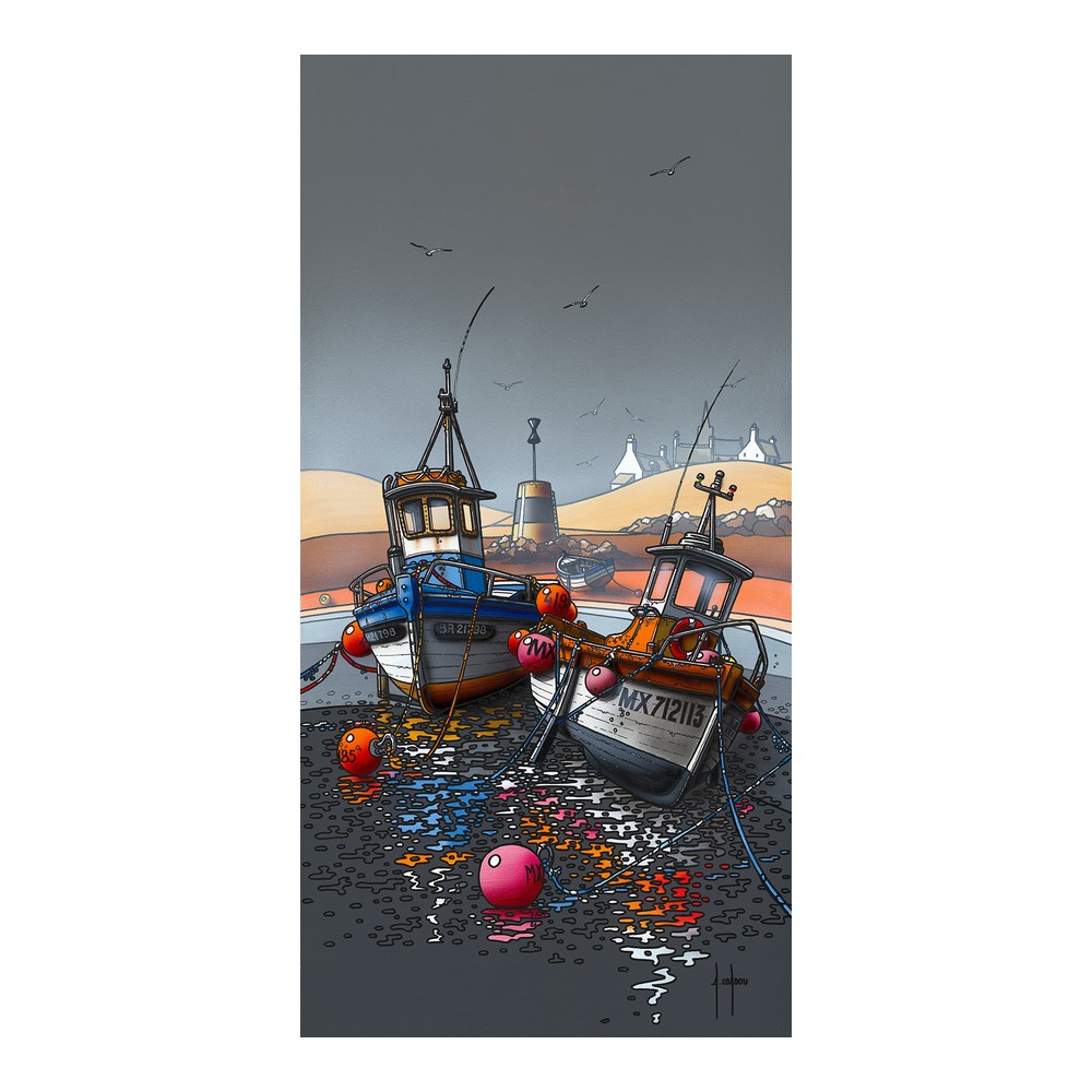 affiche Reflet 4 Bateaux