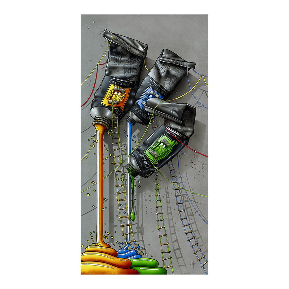 Affiche Tubes Peintures Coadou