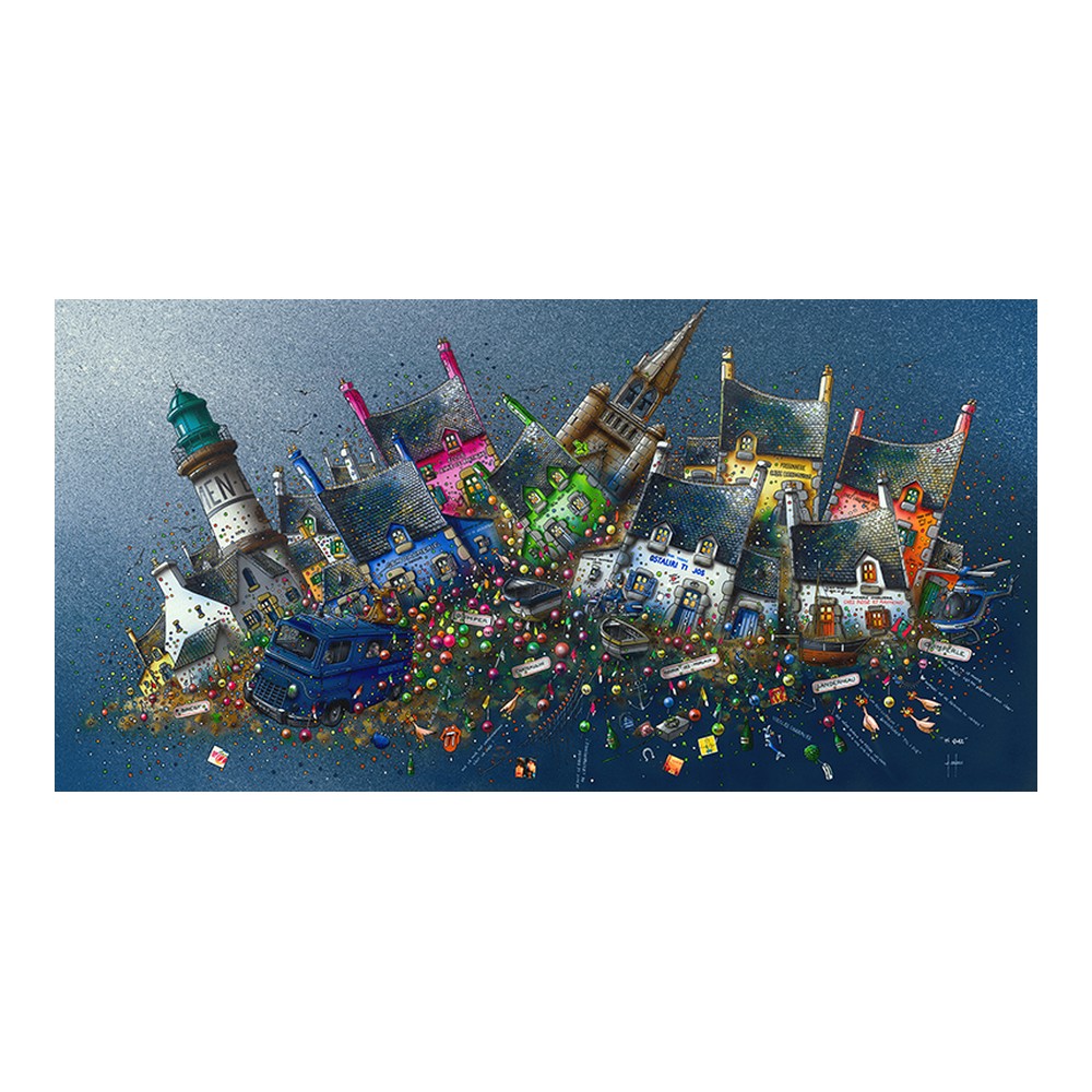 affiche_ty_glaz_coadou_village_maisons_bleu_phare_idee_cadeau_homme_ac-0957 affiche ty glaz coadou