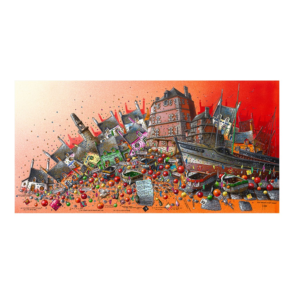 affiche vent arrière et vent debout