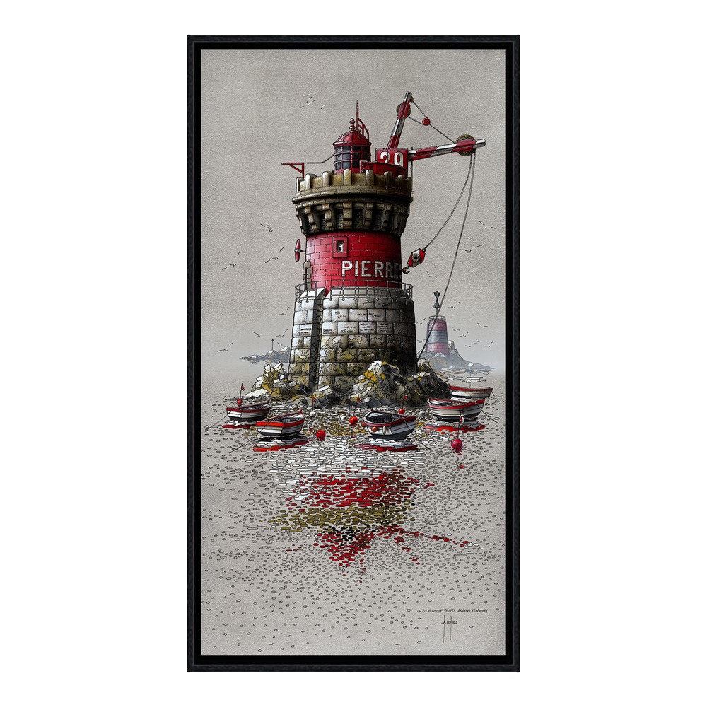 Cadre Alain Coadou un Éclat Rouge