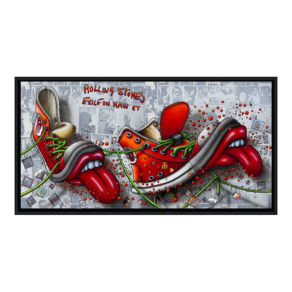 cadre_exile_on_main_street_chaussure_chanteur_chanson_groupe_musique_alain_coadou_ac-0991 Cadre Exile on Main Street Coadou