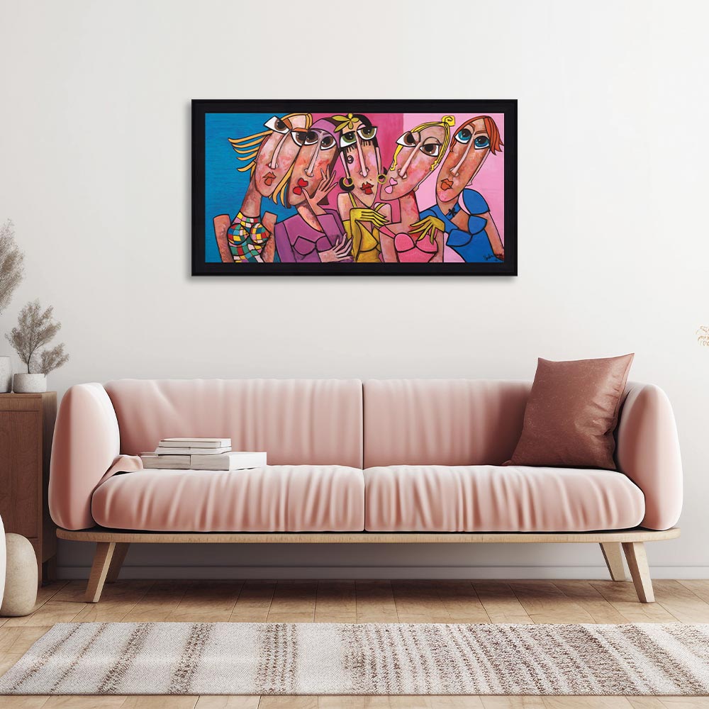 cadre_martine_gonnin_josephine_femmes_cinq_deco_salon Cadre Martine Gonnin Joséphine