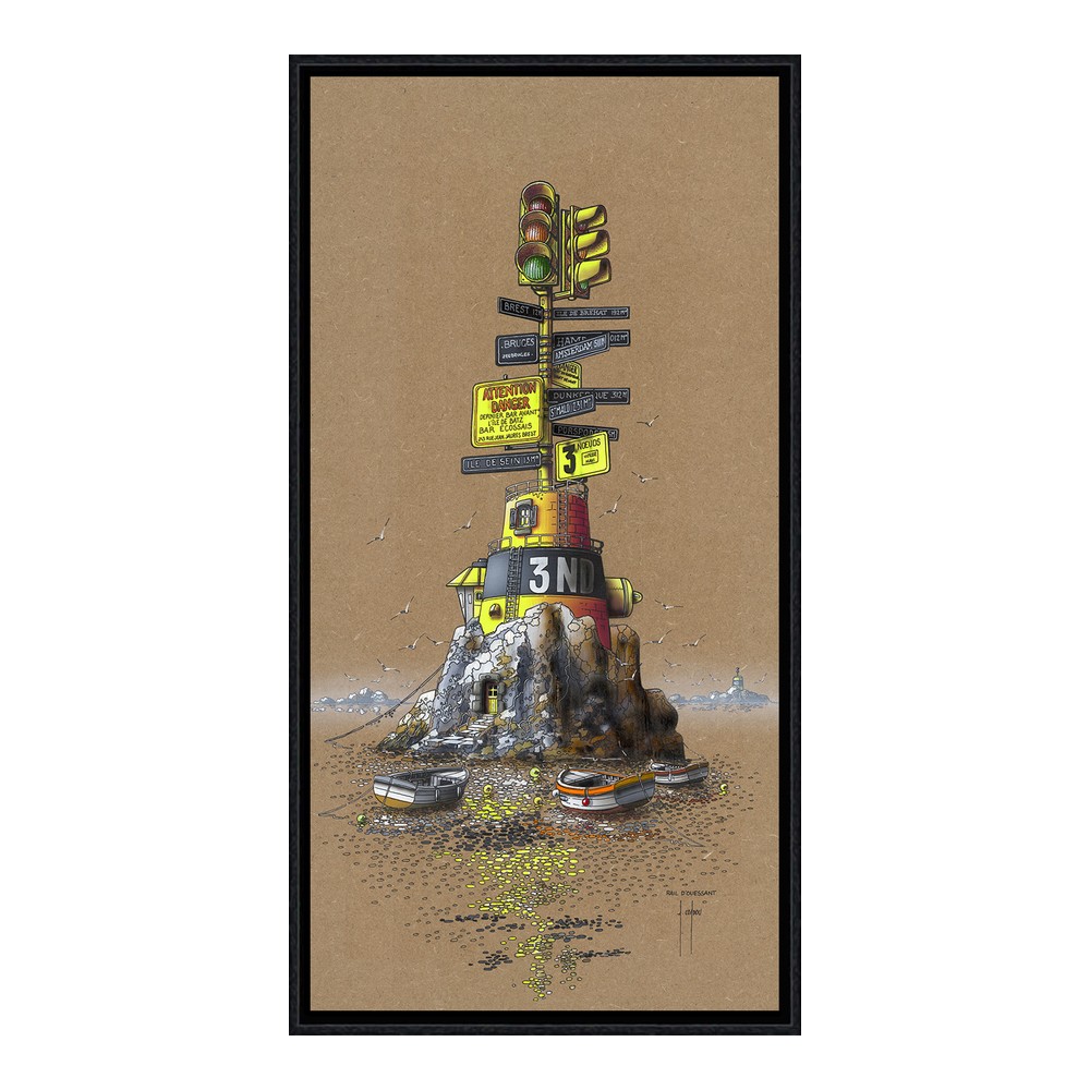 cadre_rail_d_ouessant_feu_signalisation_tricolore_coadou_balise_jaune_noir_ac-0974 Cadre Rail d'Ouessant Alain Coadou