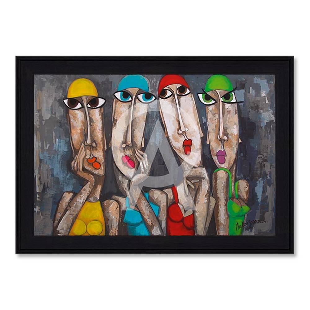 Tableau Baigneuses Primaires Martine Gonnin