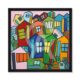Tableau Cabanes Colorées Martine Gonnin