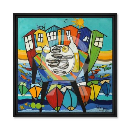 Tableau Fête du Port Martine Gonnin