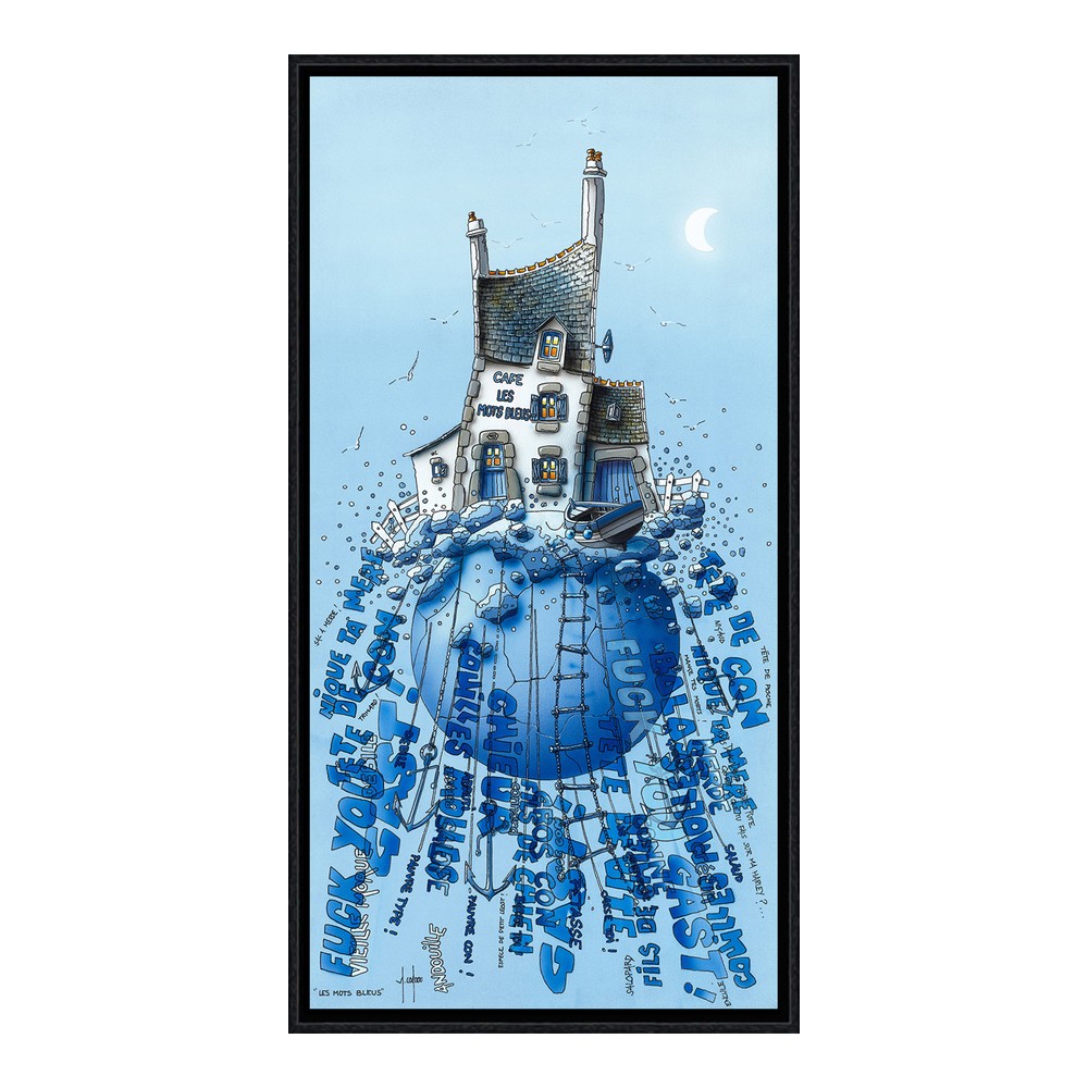 Tableau Café les Mots Bleus Coadou