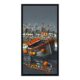 Tableau Bateau Orange Reflet 1