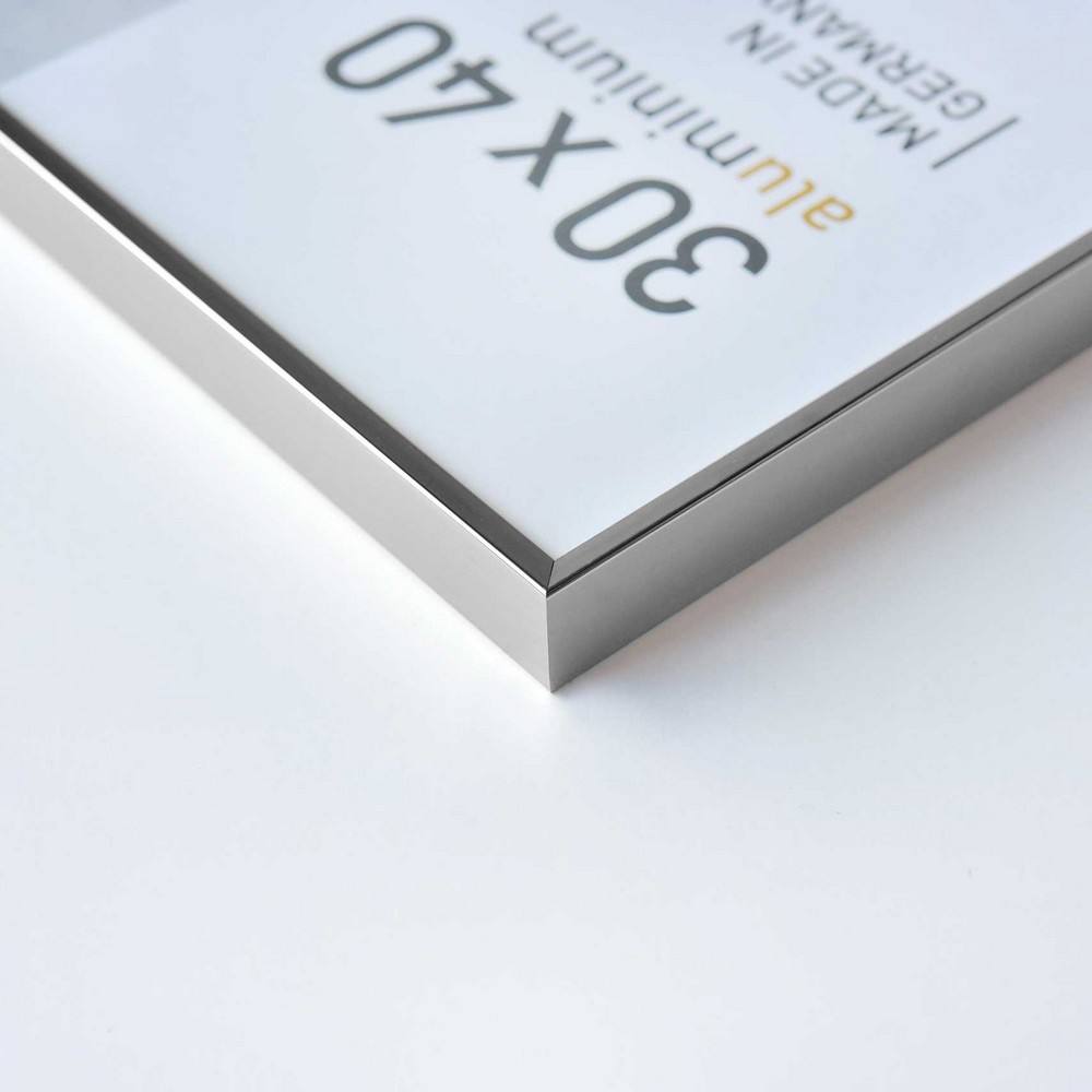 cadre argent alu pixel nielsen