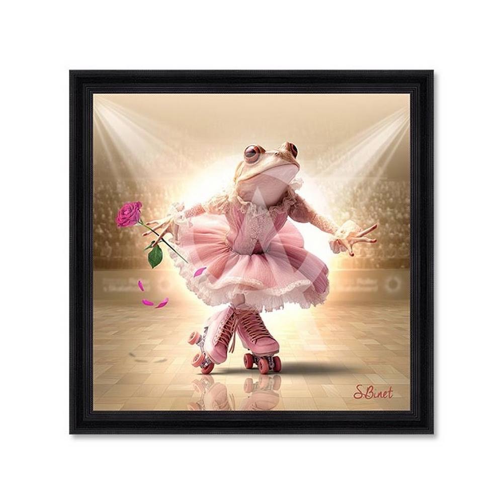 cadre_grenouille_roller_binet_s_tutu_rose_patinage_sport_public_limoges cadre Grenouille Roller binet