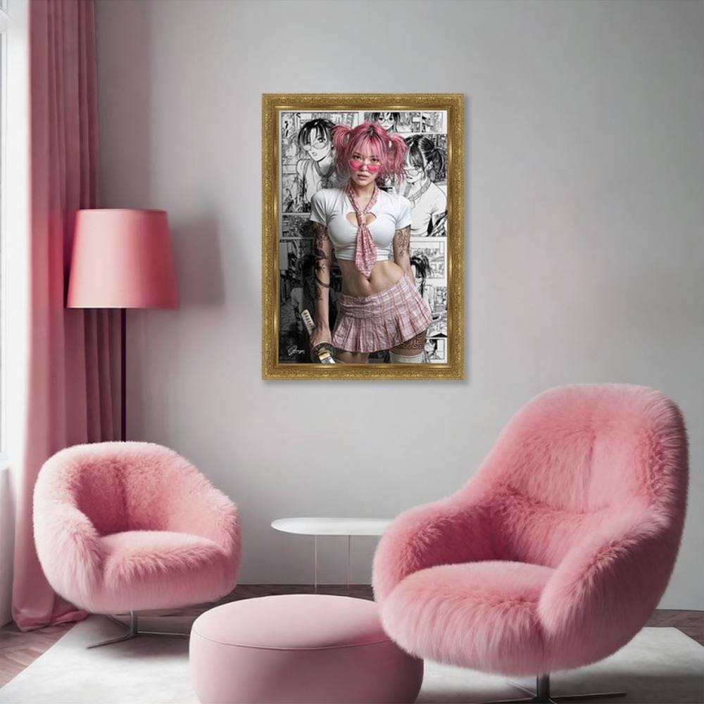 cadre Manga Girl alexandre granger