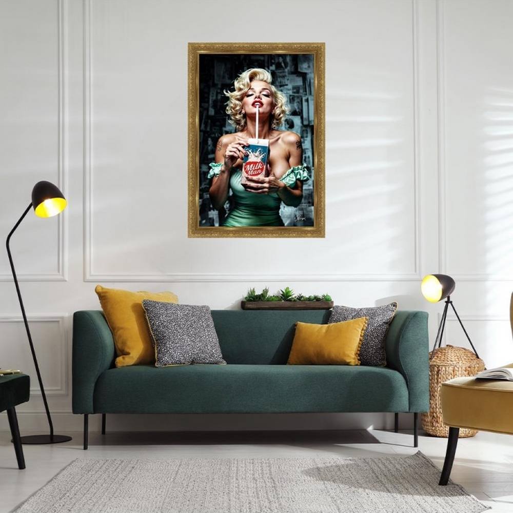 cadre_milk_alexandre_granger_idee_cadeau_femme_marilyn_monroe_quimper cadre milk alexandre granger