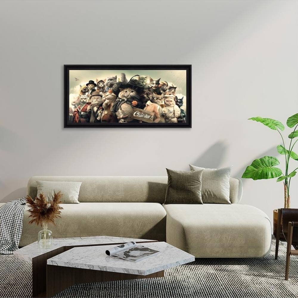 cadre_sulvain_binet_pano_chats_joker_hulk_blis_lom_gei_lutier_potele_nel_mourai_bal cadre sylvain binet Pano Chats