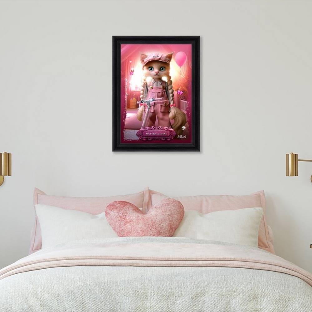 cadre sylvain binet Nattes à Chat