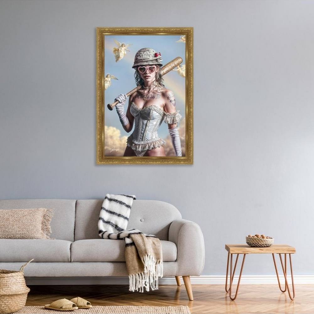 décoration salon originale Just Married alexandre granger