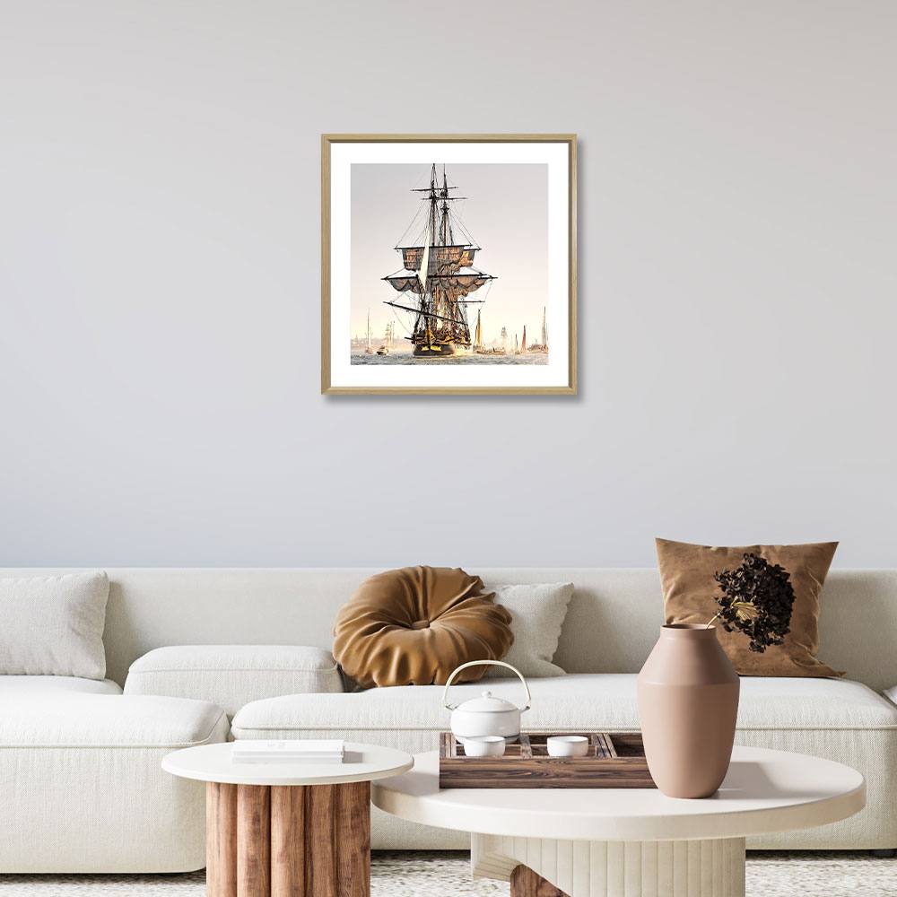 décoration salon theme mer l'Hermione cohen