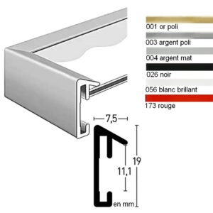 profil cadres aluminium nielsen pixel