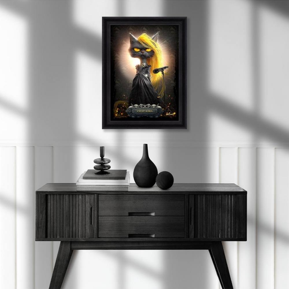 tableau Chat-Kira sylvain binet