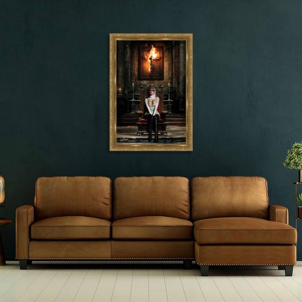 tableau Fire Church alexandre granger