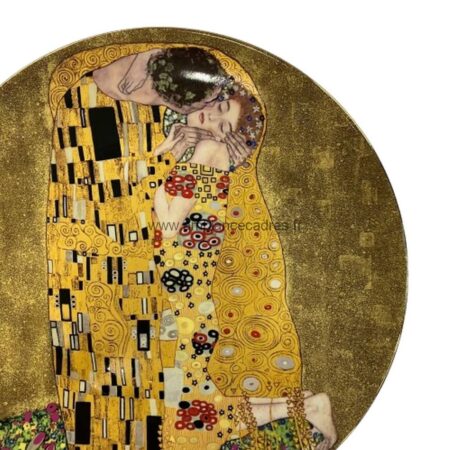 assiette klimt peintre