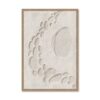 Cadre Cercles Abstraits Beiges Evoa Design