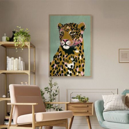 Cadre Contemporain Léopard Evoa Design