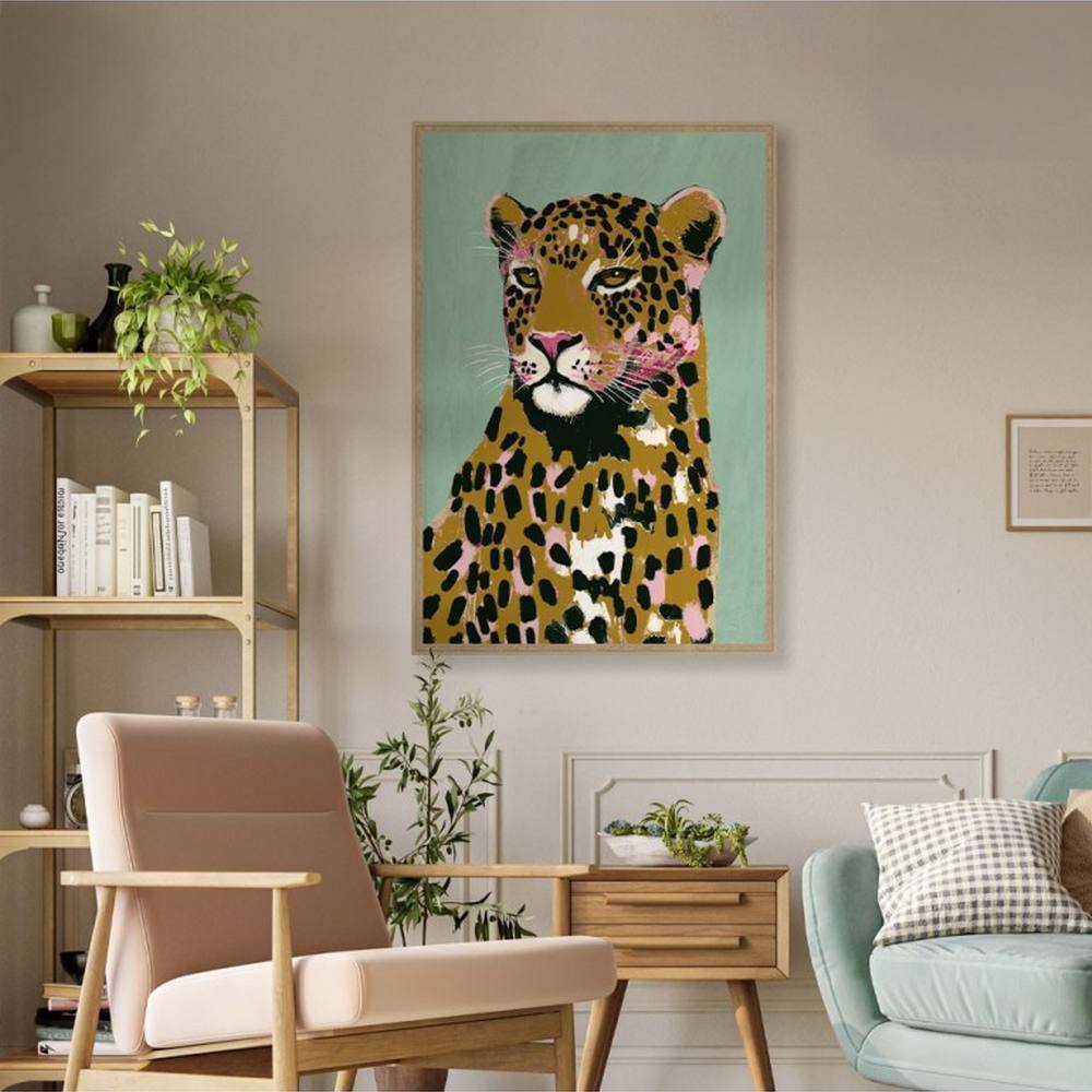 cadre_contemporain_leopard_evoa_design_caf_25061_colore Cadre Contemporain Léopard Evoa Design