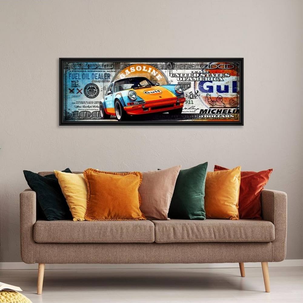 cadre_dollar_oil_dealer_rubix_objet_decoratif_salon_colore_toulon Cadre Dollar Oil Dealer rubix