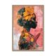 Cadre Femme Fleurs Oranges Evoa Design