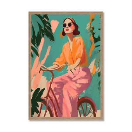 Cadre Femme sur le Vélo
