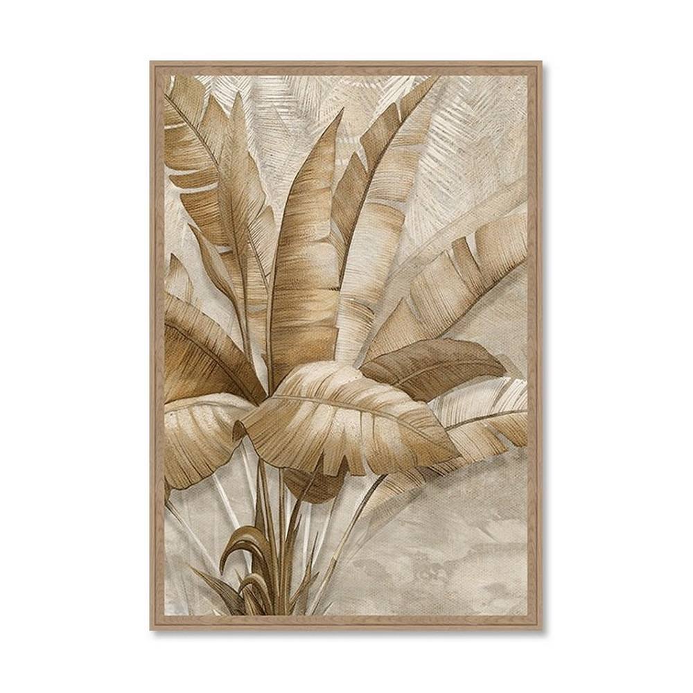 cadre_feuille_bananier_beige_evoa_design_caf_25018_exotique_vegetal_retro_palmier Cadre Feuilles Bananier Beige Evoa Design