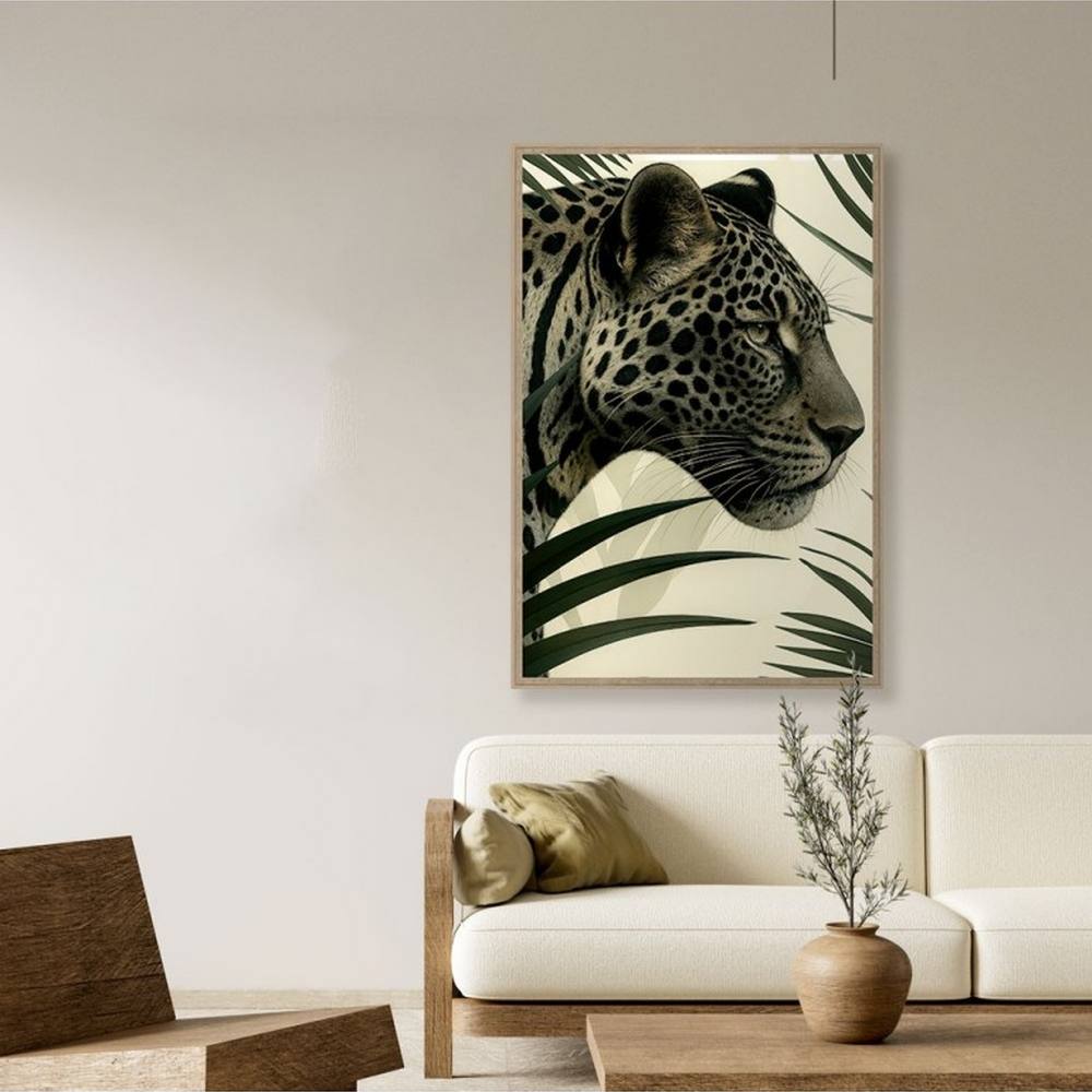 Cadre Léopard et Feuillages Evoa Design